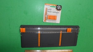 fiskars usa personal paper cutter trimmer scrapbooking with refill blades