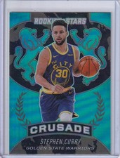 Stephen Curry Green Prizm Crusade 2020-21 Panini Chronicles #531 Warriors SP 🔥