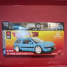 Mattel Hot Wheels Brick Shop Custom '90 Honda Civic EF 248pc Exclusive Car HXD62