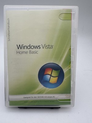 Microsoft Windows Vista - Home Basic - 64 Bit SP1 - Deutsch - OEM -Produkt Key