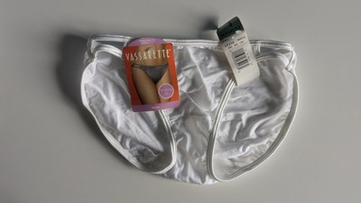 NWT Vtg Style VASSARETTE DOUBLE STRING BIKINI PANTIES sz 5 Second Skin Bridal