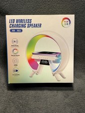 Brand New LED Wireless Charging Speaker 15 W White