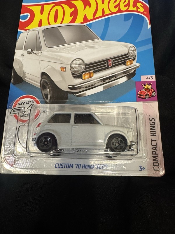 Hot Wheels Custom '70 Honda N600 White Ryu's Rides Compact Kings 141/250 New