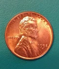 1952-D Lincoln Wheat Small Cent RED BRILLIANT UNCIRCULATED see pics nice coin
