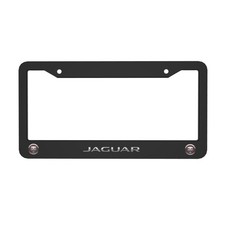 Jaguar 2 Pack Aluminum Waterproof License Plate Frame Black Jaguar 2 Pack Aluminum Waterproof License Plate Frame Black