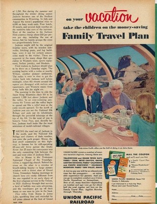 Zeitschriftenanzeige - 1956 - Union Pacific Railroad