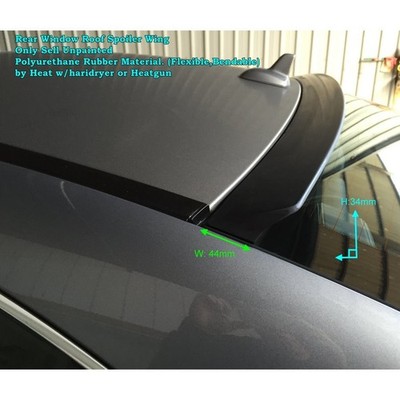 Rear Roof Spoiler Window Wing Fits Mitsubishi ECLIPSE 3G Coupe 2000-2005 229V
