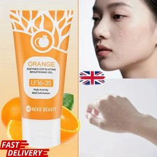 50g Orange Exfoliating Whitening Gel Scrub Face Body Brigtening Skin Facial Care