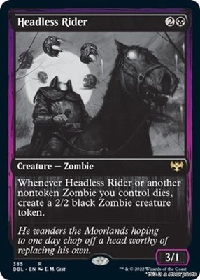 MTG Headless Rider 385 Innistrad: Double Feature NM Magic