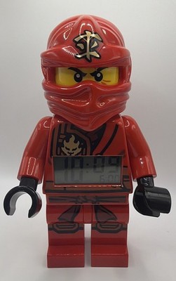 LEGO Ninjago Wecker Kai mit LCD Display Digital Uhr Alarm Uhr