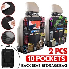 Auto Rückenlehnenschutz KFZ Rücksitzschoner Autositzschoner Rücksitz Organizer