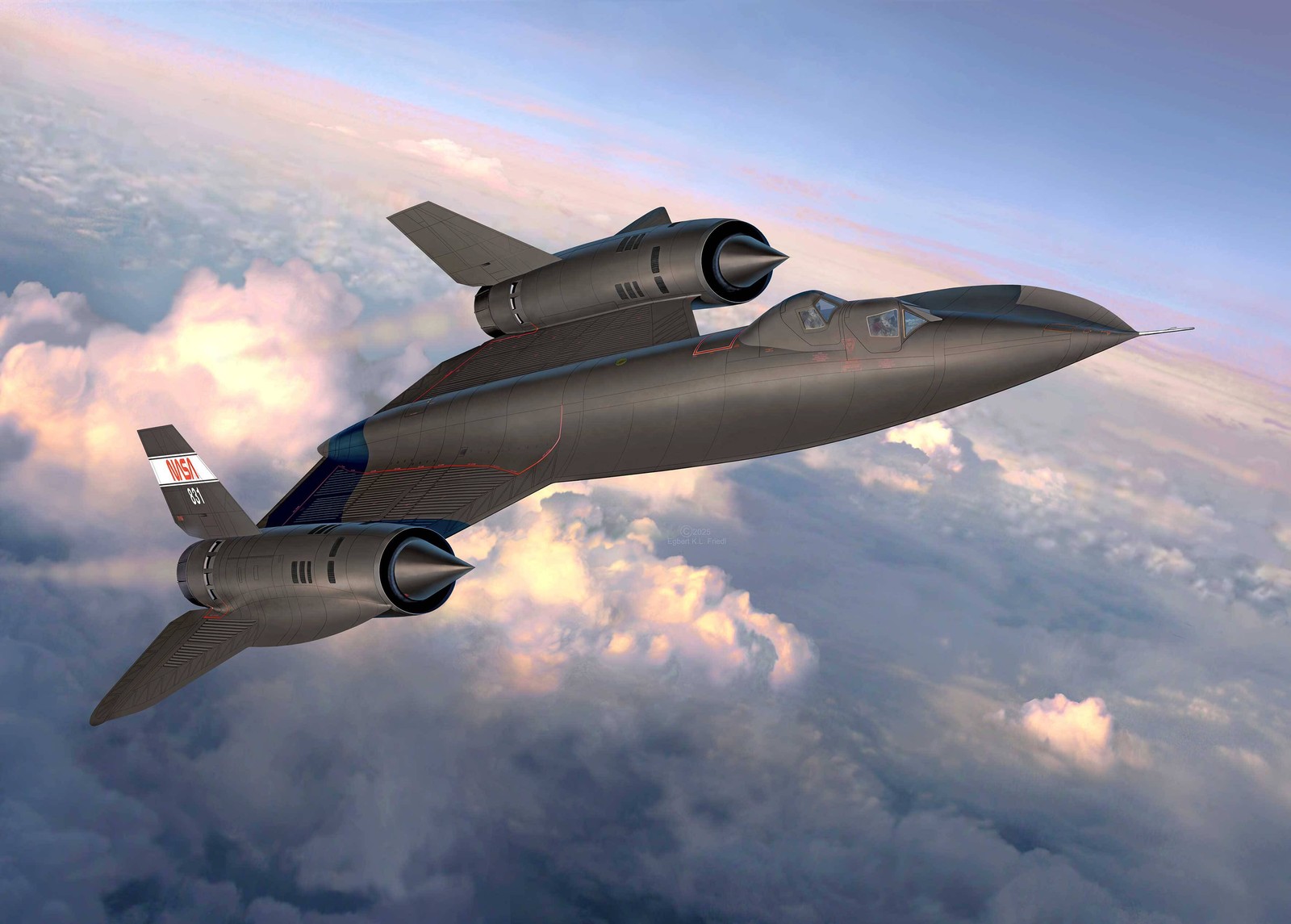 Revell 03751 1:48 Lockheed SR-71B Blackbird