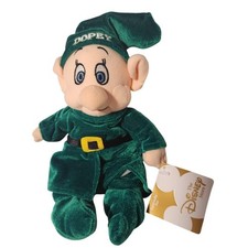 Vintage Disney Store Dopey Scented Pine Beanbag Plush Stuffed Toy Dwarf Seven