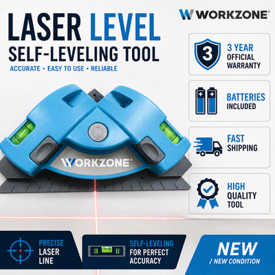 Laser Level Self Leveling 90 Degree Tool   Tile Laying Alignment   DIY Construct