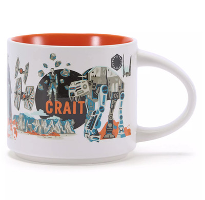 Disney Parks Starbucks Discovery Series Star Wars Crait Mug New With Box