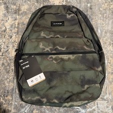 NWT Dakine 247 Backpack 33L Capacity Camo Green 17 Laptop Sleeve Bottle Pocket