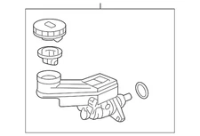 Genuine Honda Master Cylinder 46101-SHJ-305