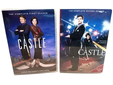 Castle : The Complete First & Second Seasons on 8 DVD's Nathan Fillion