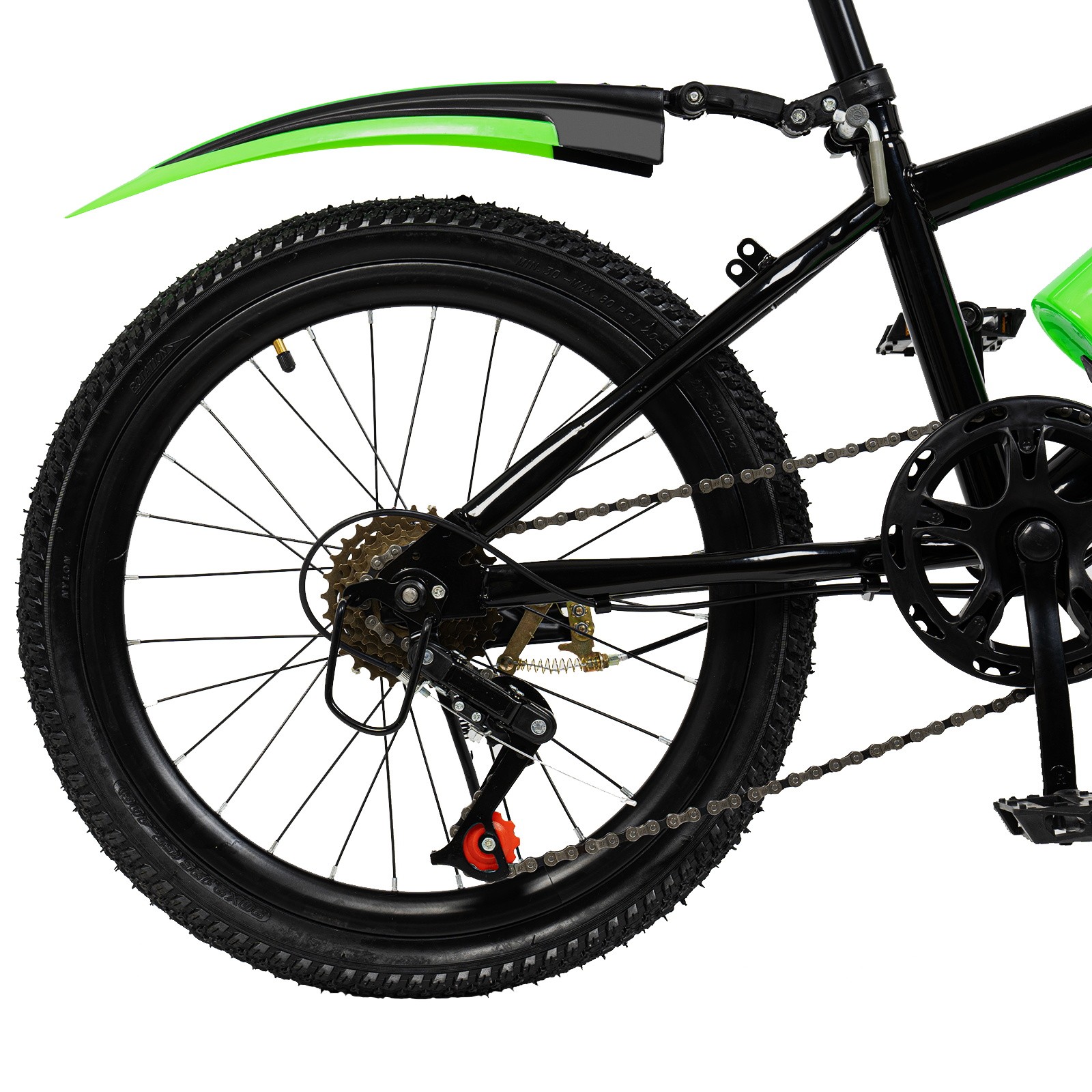 20 Inch Child Bike Mountain Bike High Carbon Steel Bicycle 7-Speed City Bike