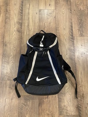 Nike Elite Quad Zip System Backpack Basketball Bag Black White