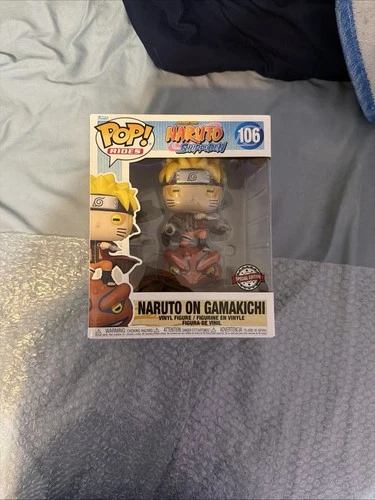 Funko Pop! Rides Naruto Shippuden Naruto On Gamakichi #106 Exclusive Figure