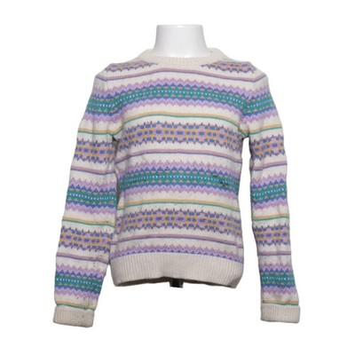 Boden, Strickpullover, Größe: 128, Weiß/Mehrfarbig #IoQ