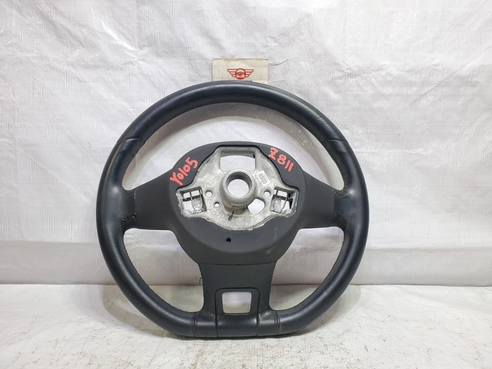 Volante Volkswagen Beetle 2012-2019 cuero negro OEM 5C0-419-091-AD-041 Foto 3 de 4