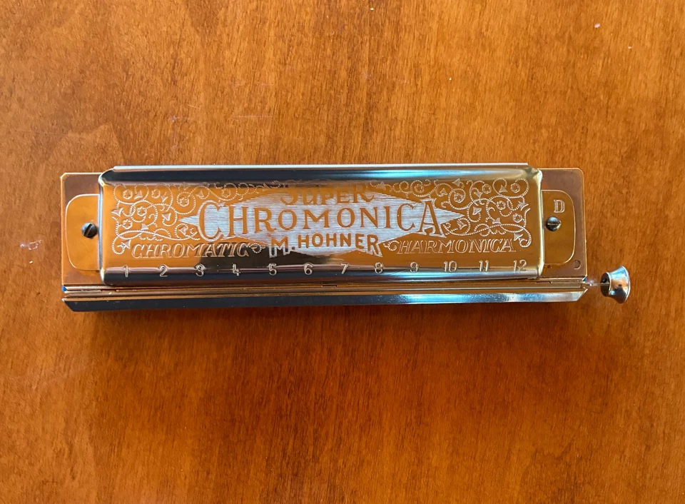 CUSTOM HOHNER SUPER CHROMONICA 270 KEY OF  D (w Brendan Power/ Power Comb) - Image 4 of 4