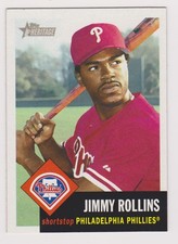2002 Topps Heritage Jimmy Rollins #30 Philadelphia Phillies NM or Better