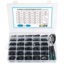 32Size 1225Pcs Metric Nitrile Rubber O Rings Assortment Kit + 4Pcs O-Ring Remove