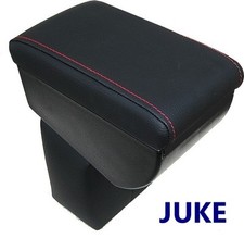 Mittelarmlehne NISSAN JUKE (2010-2019) schwarzem + ROTEN NÄHTEN - Made in Italy