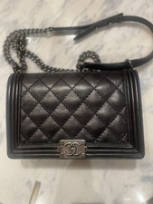 CHANEL Boy Black Medium Bags Handbags for Women for sale