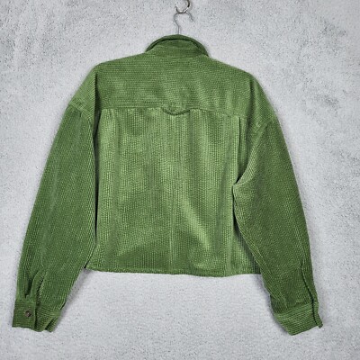 専用 検討中 harapeco Eve Corduroy Jacket 緑 Ci Sono Corduroy Crop Top Jacket With Hood Light Green