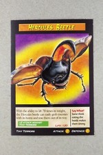 Weird N’ Wild Creatures Tiny Terrors Card # Hercules Beetle # 2006