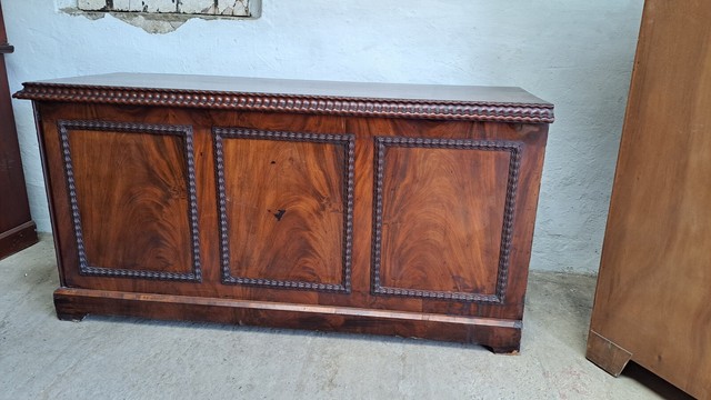 Antique Victorian Large Mule Chest Coffer Blanket Box Sideboard Storage Mahogany Antique Victorian Large Mule Chest Coffer Blanket Box Sideboard Storage Mahogany