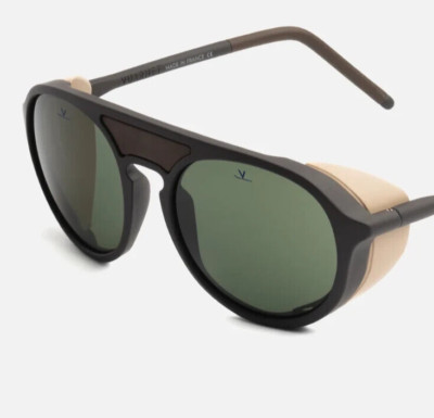 Vuarnet Sunglasses VL170900241121 VL1709 ICE 1709 Matt Brown + Pure Grey Mineral