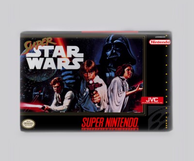 SUPER STAR WARS / SNES - 2''x3'' FRIDGE MAGNET (super nintendo