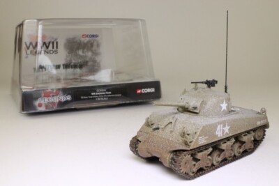 Corgi Ww2 Legends M4 Sherman Tank 1 50 Scale Battle of The Bulge