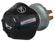 UNIVERSAL 4 POSITION OFF/ON/ON/ON ROTARY HEADLIGHT HEADLAMP & HORN SWITCH