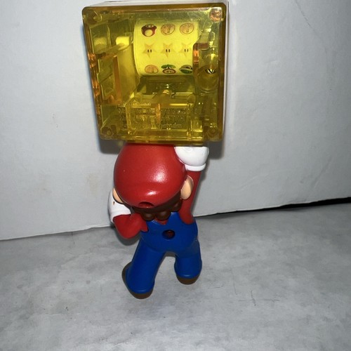McDonald's 2018 Super Mario Happy Meal Toy #5 Mario Power-Up Block - Picture 3 of 7
