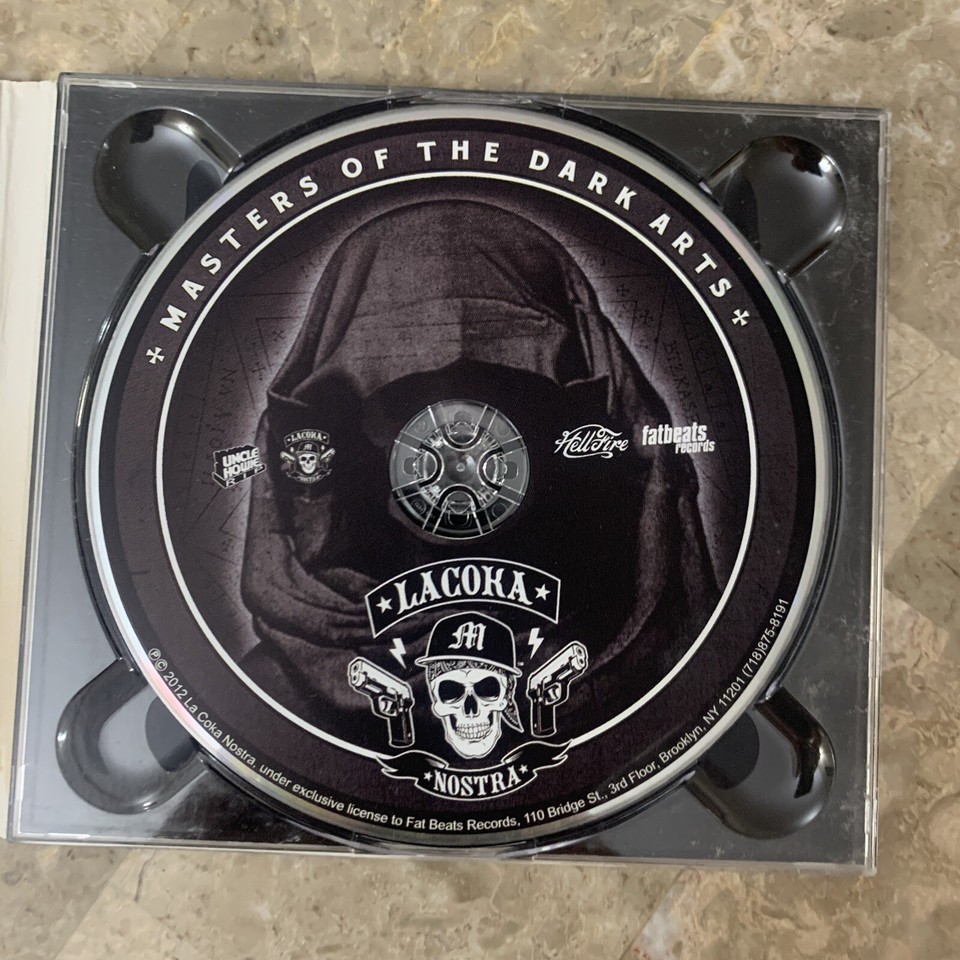 La Coka Nostra CD Masters Of The Dark Arts Cardboard Case Insert Disc