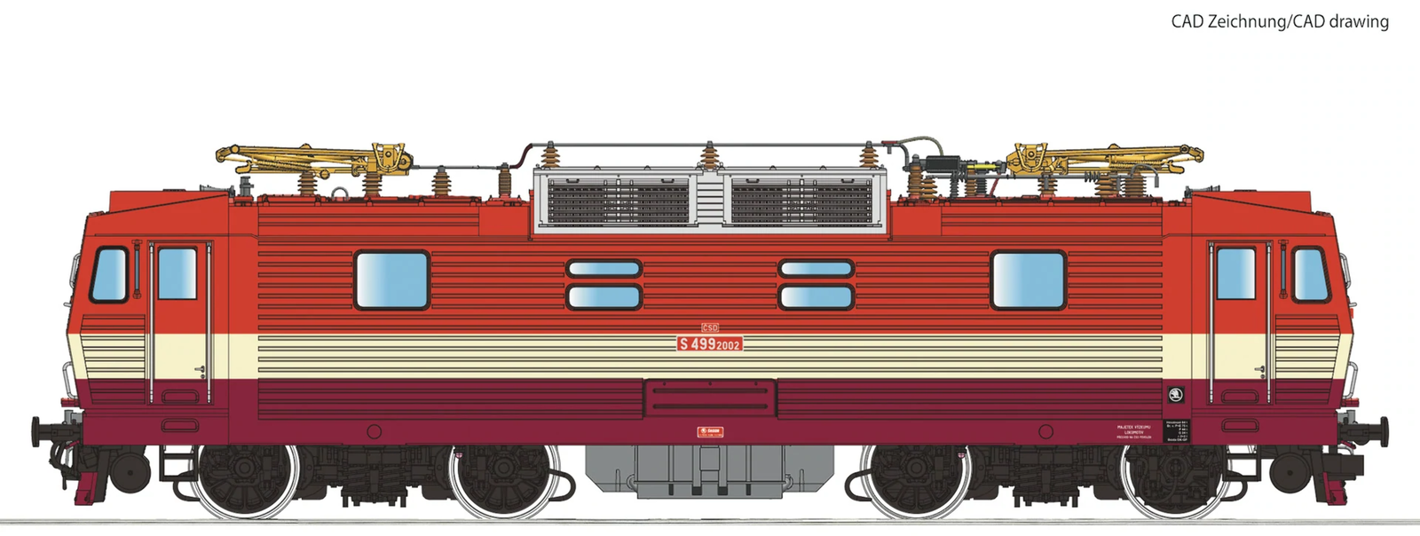 Roco 71238 HO Gauge CSD S499.2002 Electric Locomotive IV
