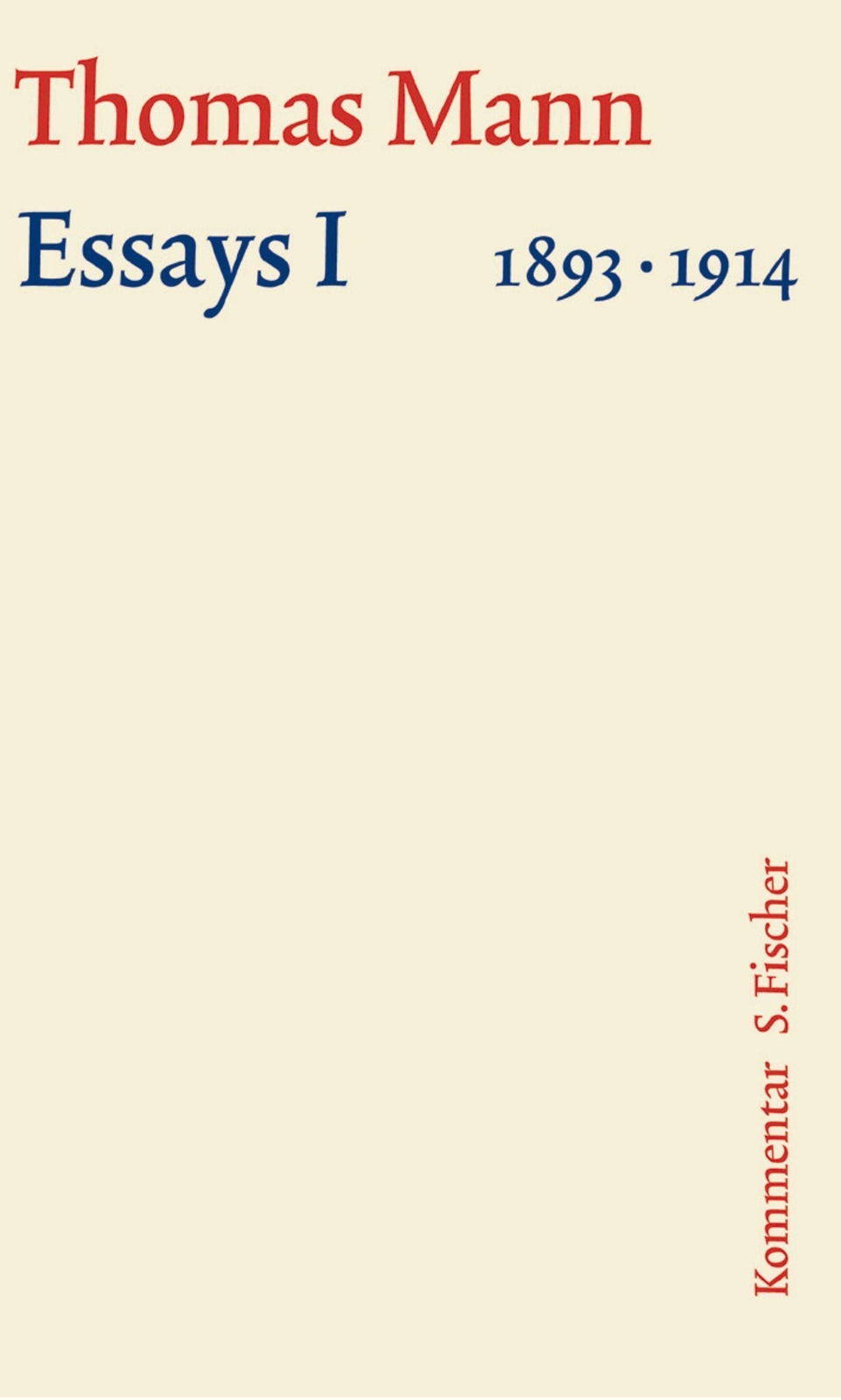 Thumbnail - Thomas Mann | Essays I | Buch | Deutsch (2002) | 688 S. | Ean