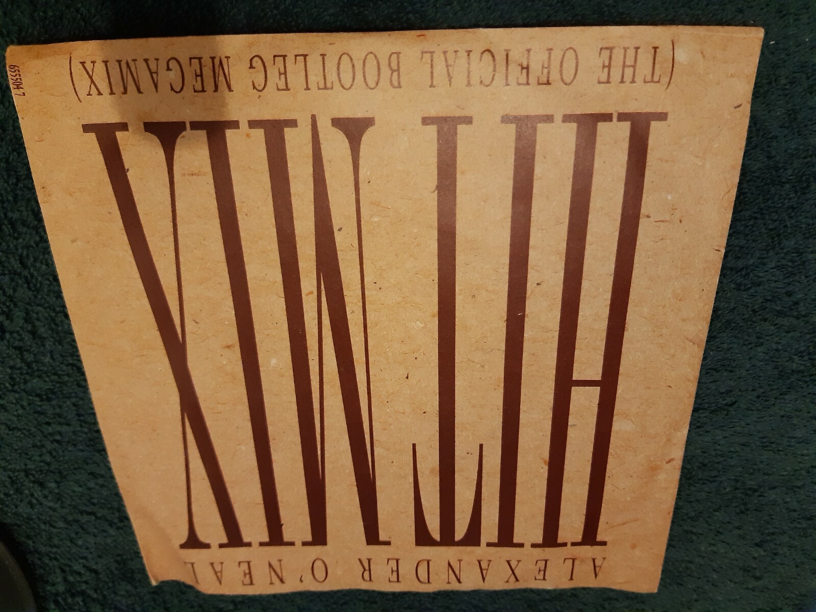 Alexander O’Neal: Hit Mix (The Official Bootleg Mega mix) - 7"" Vinyl Single