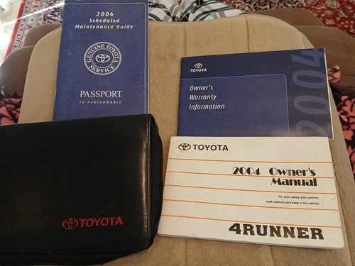 2004 Toyota 4Runner Owners Manual User Guide