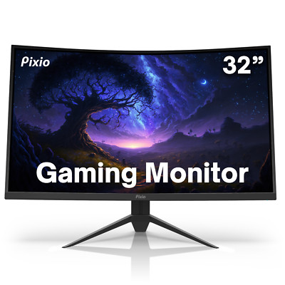 Pixio PXC325 32 in 165Hz 1080p HDR Adaptive Sync 1500R