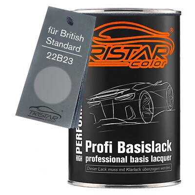 Autolack Dose spritzfertig für British Standard 22B23 Mid Grey Basislack 1,0L