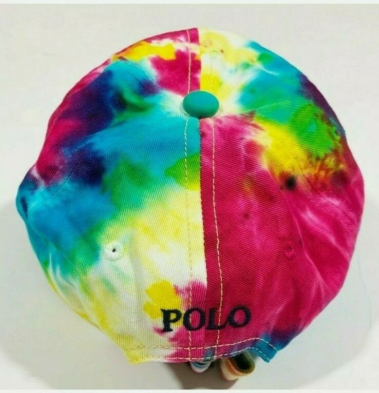 Polo Ralph Lauren Tie Dye Chino Baseball Cap Hat Adjustable  display picture 2