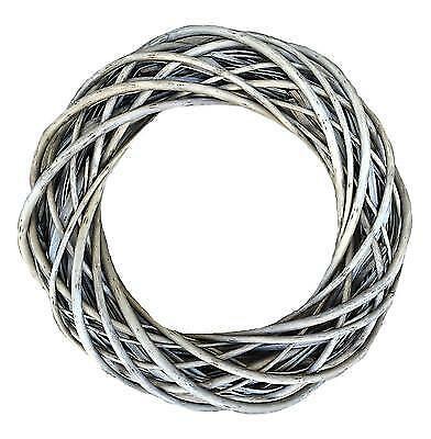 Medium Antique Wash Willow Ring Wreath 38cm Diameter