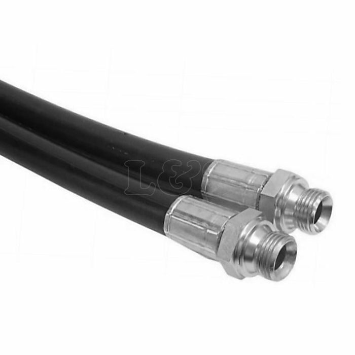 1/2"" BSP Siamesed Twin Hose Set Thermoplastic - 6 Metres